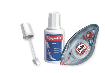 Correctores - Tipp-Ex, Pritt, Imedio. De cinta, lquidos, de